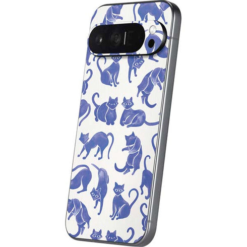 Blue Cats by Cat Coq Pixel 9 Pro XL Skin